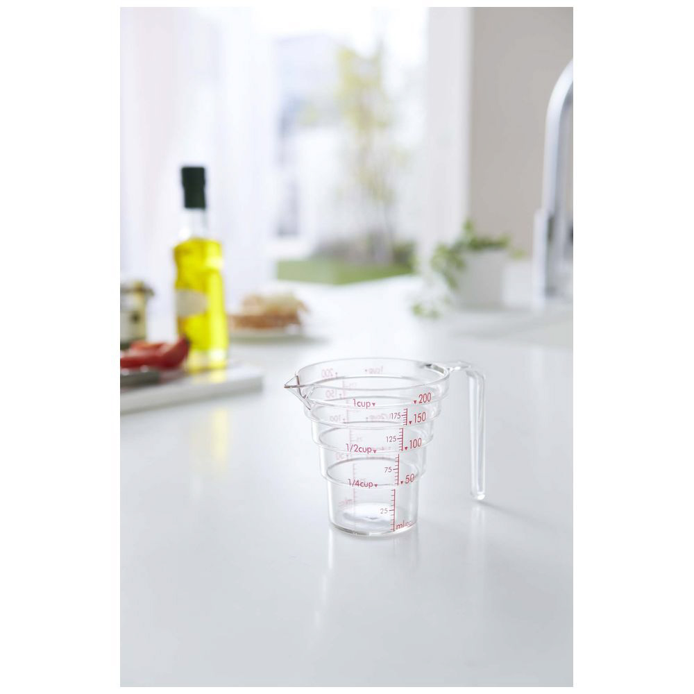 段々計量カップ0ml Dandan Measuring Cup クリア 計量カップの通販はソフマップ Sofmap