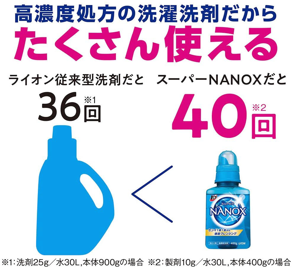 トップ スーパーNANOX（ナノックス） 本体 400g｜の通販はソフマップ[sofmap]