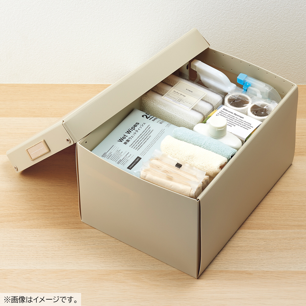 収納ボックス折り畳み Roomy 折りたたみボックス 深型 A4 ブラック A794-24｜の通販は