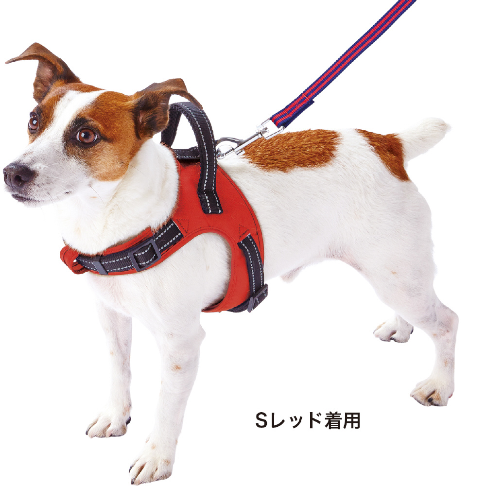 犬用 ドッグハーネス　3サイズ　ハーネス単品　メッシュ素材　フック掛け付き