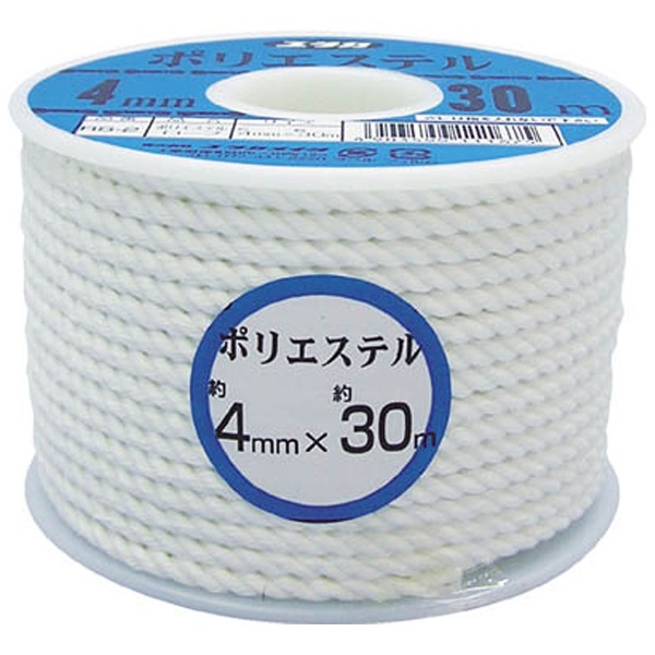 ロープ ポリエステルロープボビン巻 5mm×30m RS3｜の通販はソフマップ