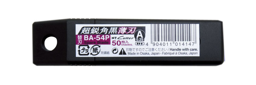 NTカッターA型替刃超鋭角黒薄刃BA-54P 50入｜の通販はソフマップ[sofmap]