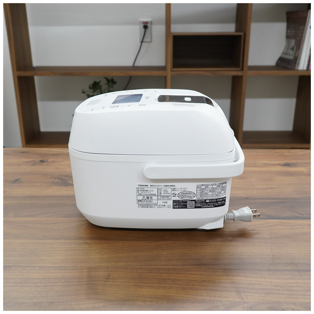 炊飯器 ホワイト RC-6PXR-W ［3.5合 /圧力IH］｜の通販は