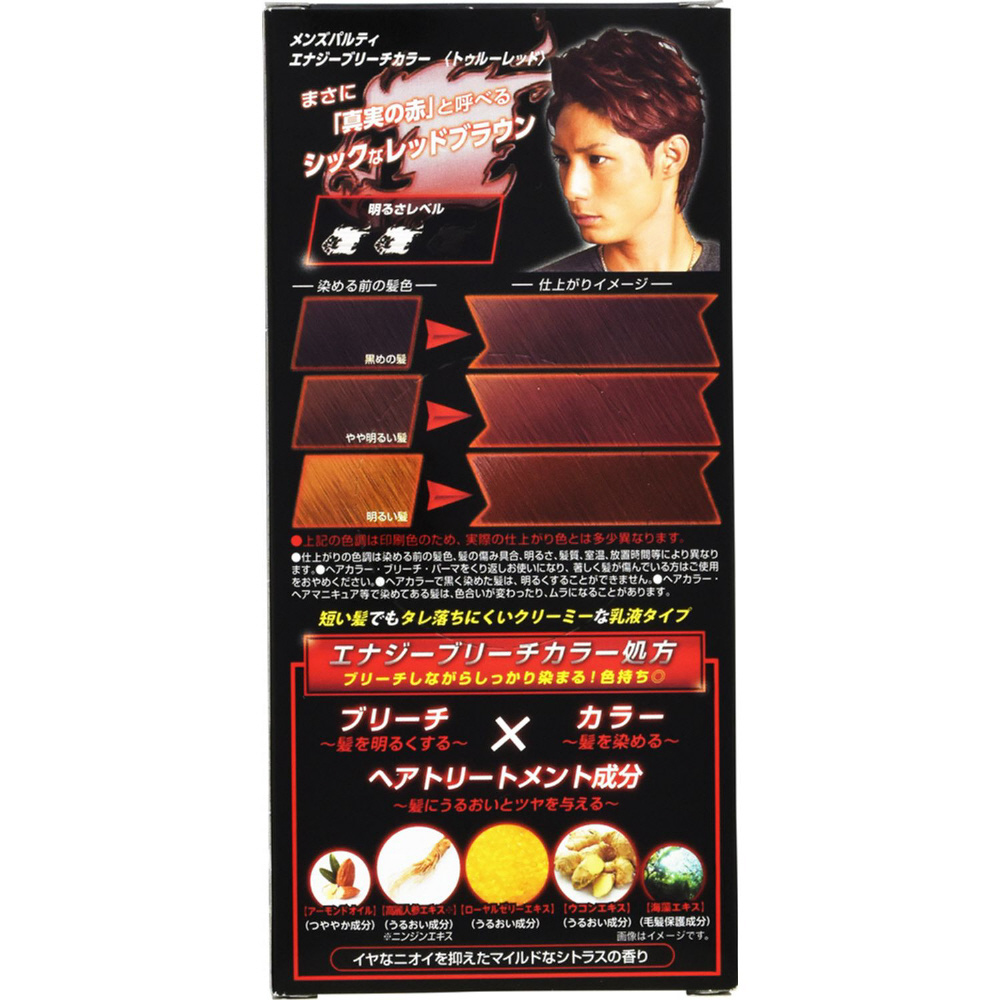 【30％OFF】 men's トゥルー Palty（メンズパルティ）エナジーブリーチカラー ヘアカラー
