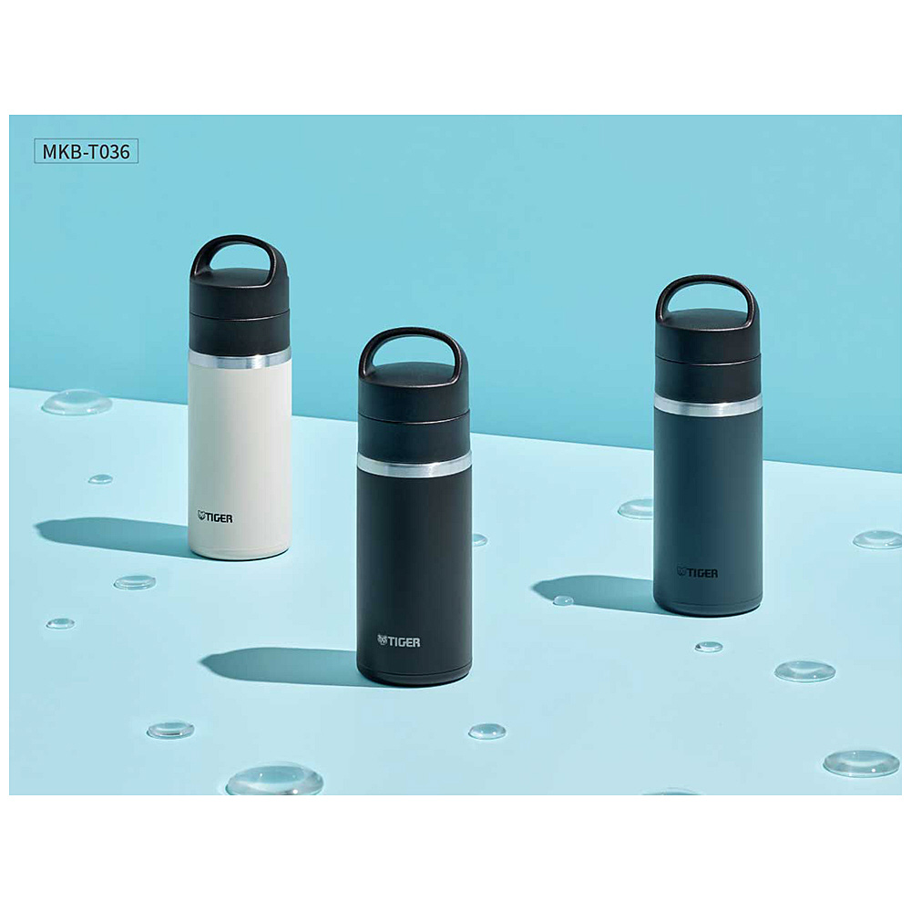 真空断熱炭酸ボトル [360ml] イーグレットホワイト MKB-T036WK