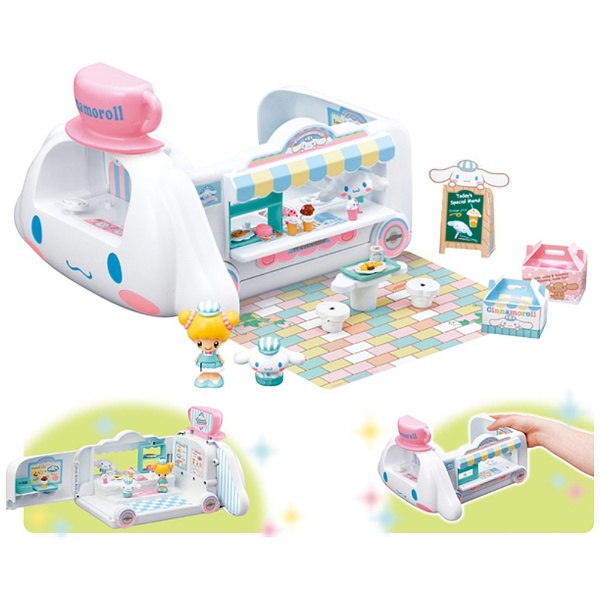 【☆未使用品☆】こえだちゃん シナモロール ようこそ カフェワゴン タカラトミー 4904810897941_A01.jpg?v=20012001