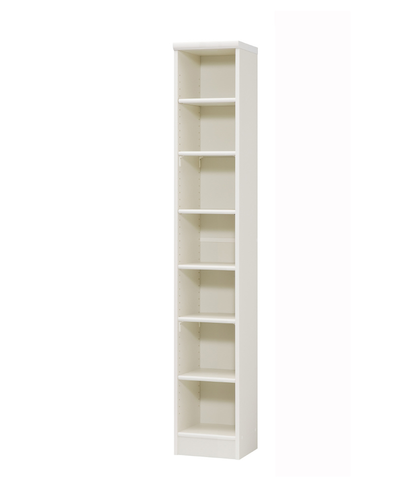 Shelfit(シェルフィット) ラック 本棚 (幅30x高さ180cm) ホワイト カラーラック NC1830WH NC1830WH