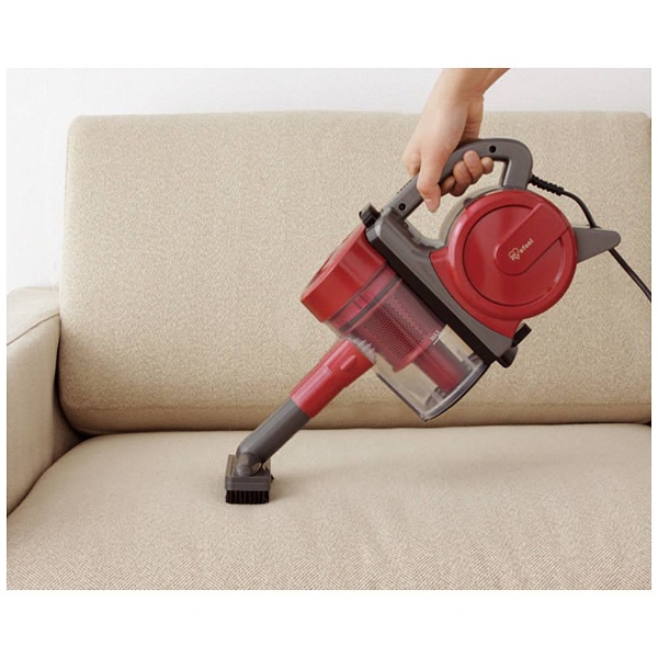 掃除機 ESC-55K-R レッド 550W ESC-55K-R スティッククリーナー レッド [サイクロン式 /コード式]｜の