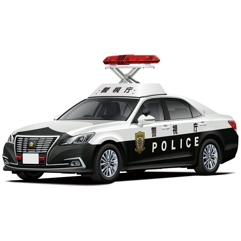 1/24 ザ・モデルカー No．129 トヨタ GRS210 クラウンパトロールカー 警ら用 ’16