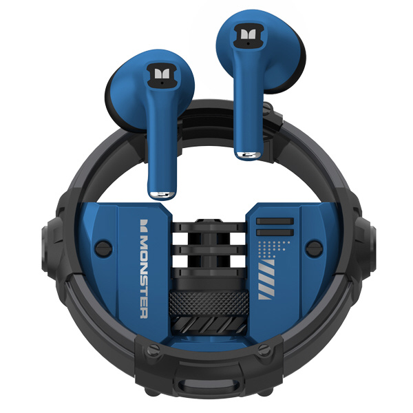 完全ワイヤレスイヤホン MONSTER ネイビー XKT10NV [ワイヤレス 完全ワイヤレスイヤホン MONSTER ネイビー XKT10NV [ワイヤレス