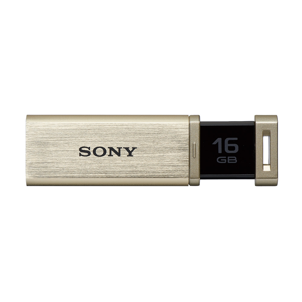 USM16GQX N USB3.0対応 USBメモリー 「ポケットビット」 (16GB/ゴールド) 【sof001】
