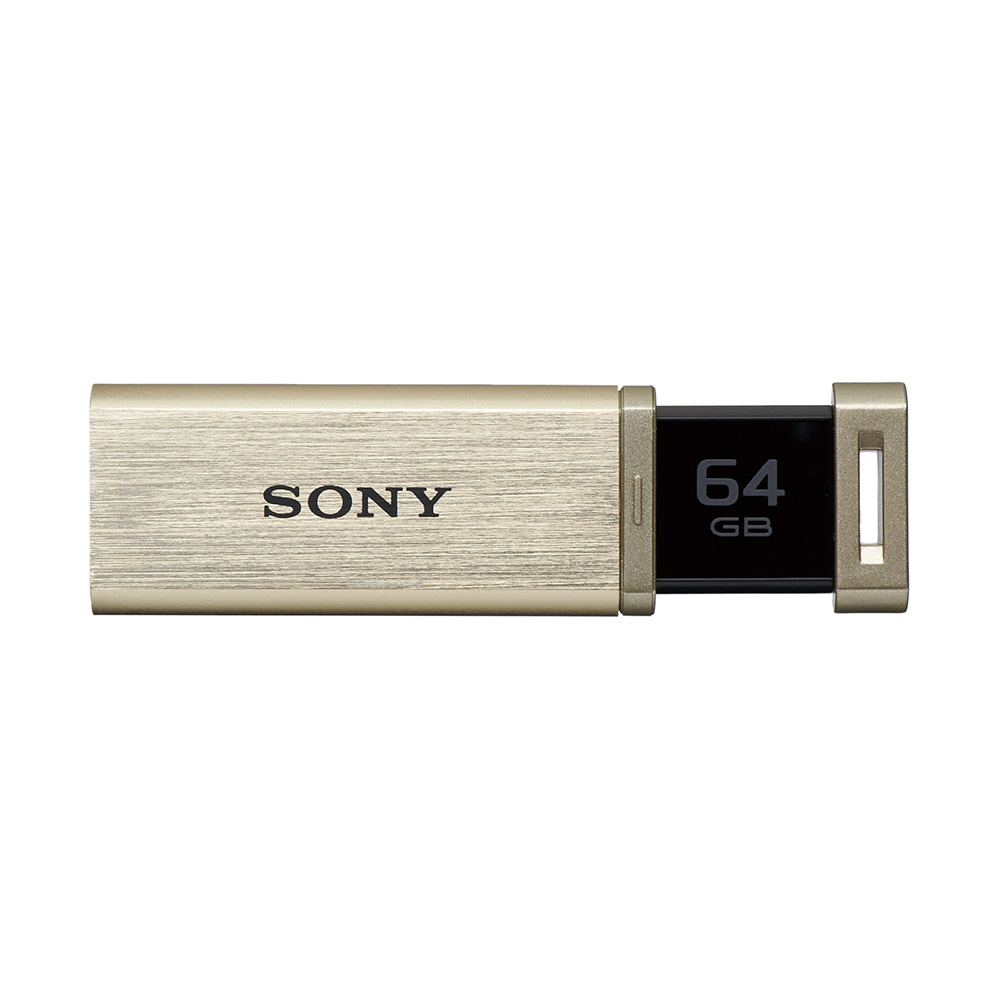 USM64GQX N USB3.0対応 USBメモリー 「ポケットビット」 (64GB/ゴールド)