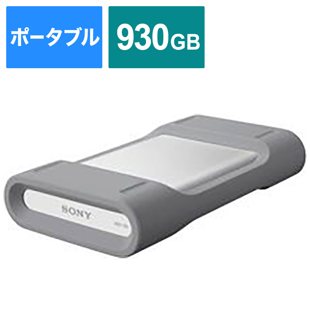 SONY PSZ-HA1T 【1TB 】HDD 外付けハードディスク　新品 PSZ-HA1T 外付けHDD ［ポータブル型 /930GB］｜の通販は