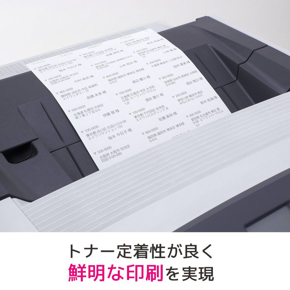 28366 レーザープリンタラベル 紙ラベル A4判 24面上下余白付