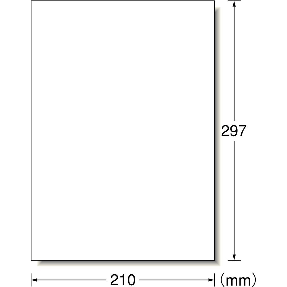 28641 レーザープリンタラベル 紙ラベル A4判 ノーカット｜の通販は