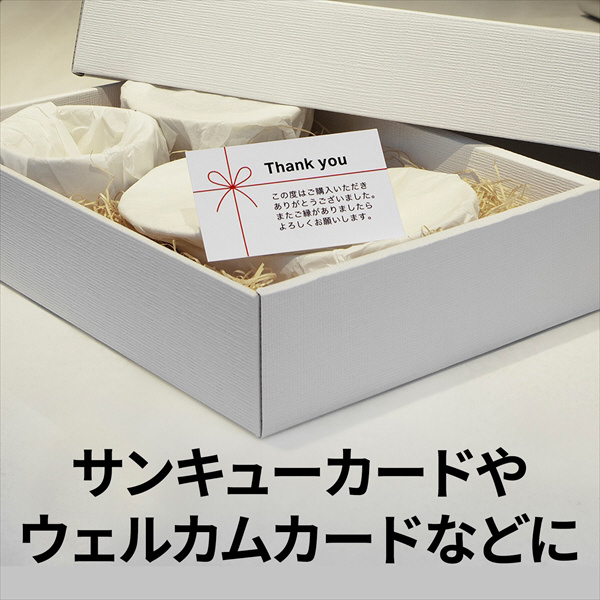 51288 マルチカード インクジェットプリンタ専用紙(アイボリー 厚口