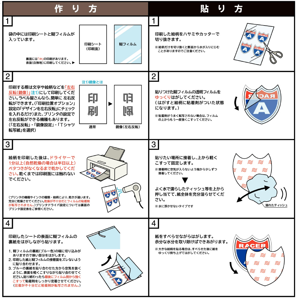 エーワン 転写 5シート 529 はがき タトゥーシール 白地 多様な タトゥーシール