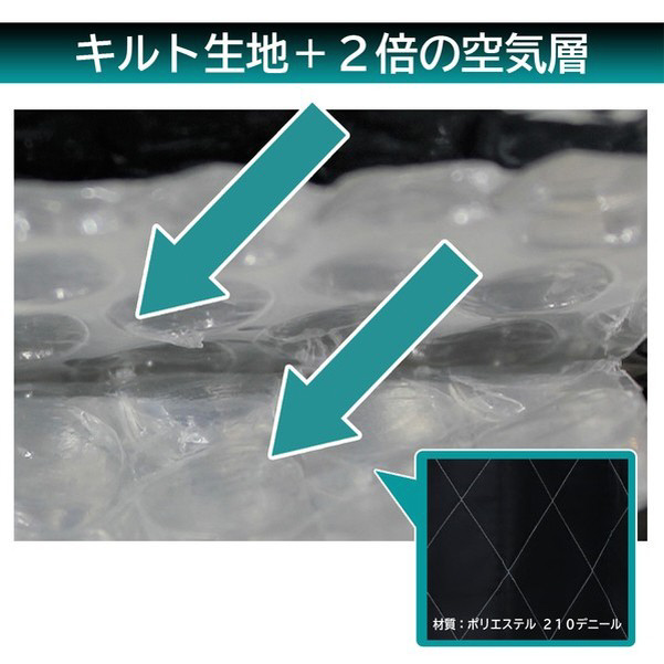 Pbk 51 フロントサンシェード キルトシェードdx 3層構造 消臭 抗菌 ブラック シルバー リバーシブルタイプ Mサイズ 約1300 W 700 H Mm の通販はソフマップ Sofmap