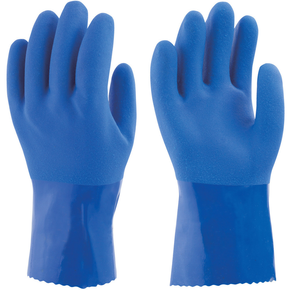 業務用耐油ビニスター塩化ビニール手袋 10双入 M ブルー 695M｜の通販はソフマップ[sofmap]