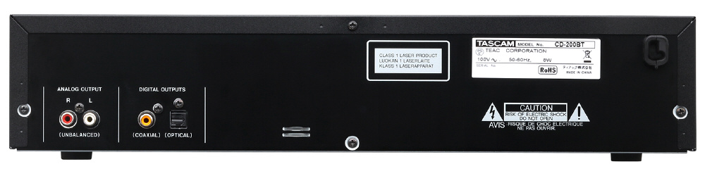 Bluetooth対応 業務用CDプレーヤー TASCAM CD-200BT TASCAM CD-200BT