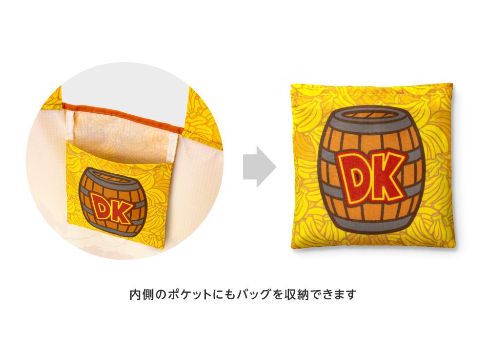 ドンキーコング ラッピング×エコバッグ L（ネクタイ）｜の通販は