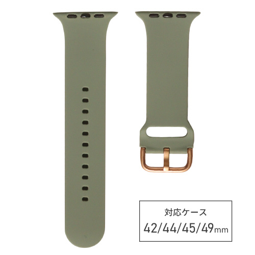 Apple Watch 対応 バンド シリコン 【対応ケースサイズ：49/45/44/42mm