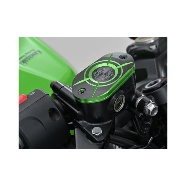 PREMIUM ZONE 角型マスターシリンダーキャップ KAWASAKI-I