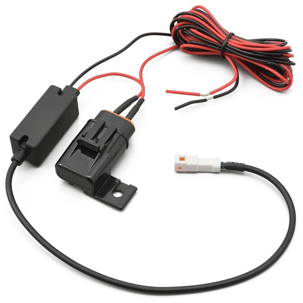 ドライブレコーダー M777D 補修品 12V電源ケーブル 約2m 2Aヒューズ