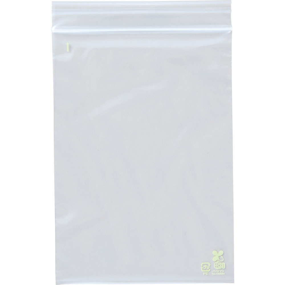 チャック付きポリ袋 ユニパック カラーチャック GPE-4  白 1ケース5,000枚（100枚×50袋） - 2
