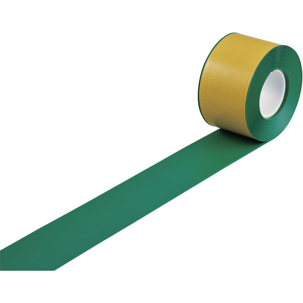 緑十字 高耐久ラインテープ 緑 100mm幅×10m 両端テーパー構造 屋内用 403082｜の通販はソフマップ[sofmap]