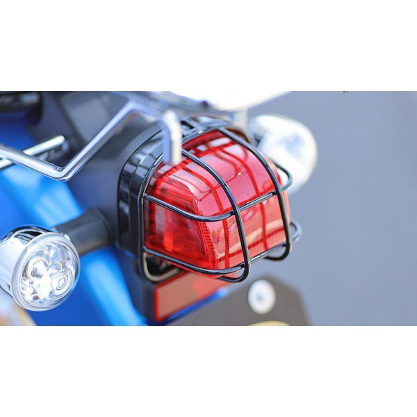 キジマ(Kijima) バイクパーツ テールランプガード ストーンガード スチール製 ブラック仕上げ スーパーカブ/クロスカブ50/110 203-1 キジマ(kijima) バイクパーツ テールランプガード ストーンガード
