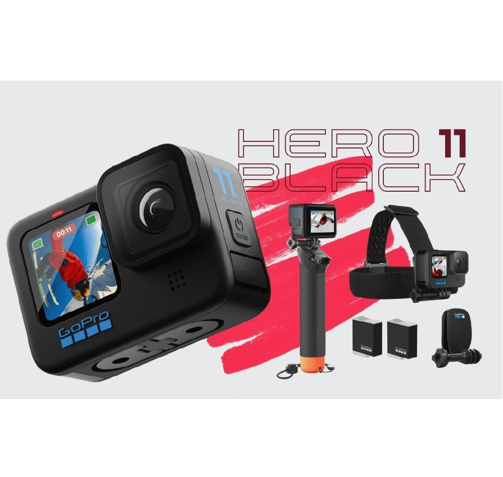 ゴープロGo Pro11 本体 + 公式アクションセット