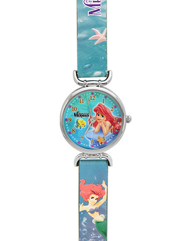キャラクター腕時計 ディズニー アリエル WD-S08-AL ブルー｜の通販は