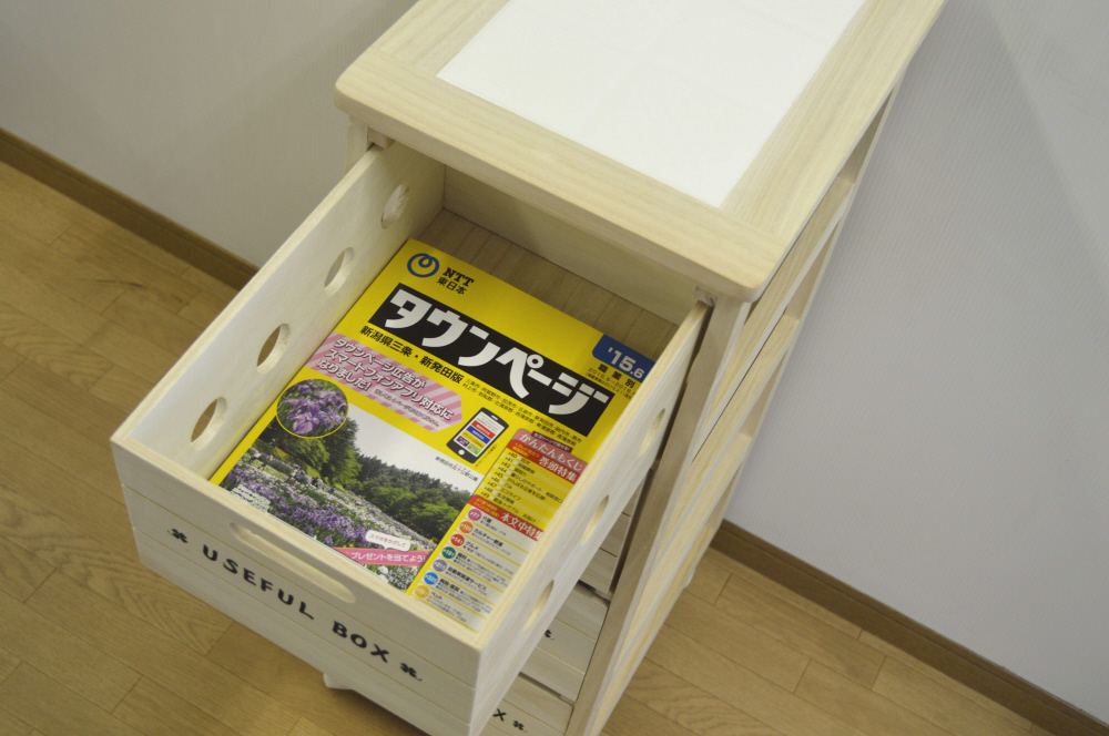 天然木 桐 ユースフルボックス 4段 USEFUL BOX｜の通販はソフマップ