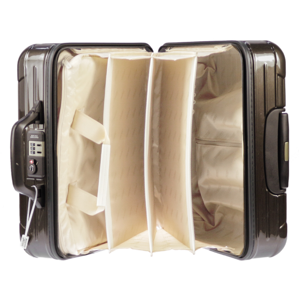 【在庫限り】 スーツケース 29L SALSA DELUXE（サルサデラックス） グランナイトブラウン 830.40.33.4