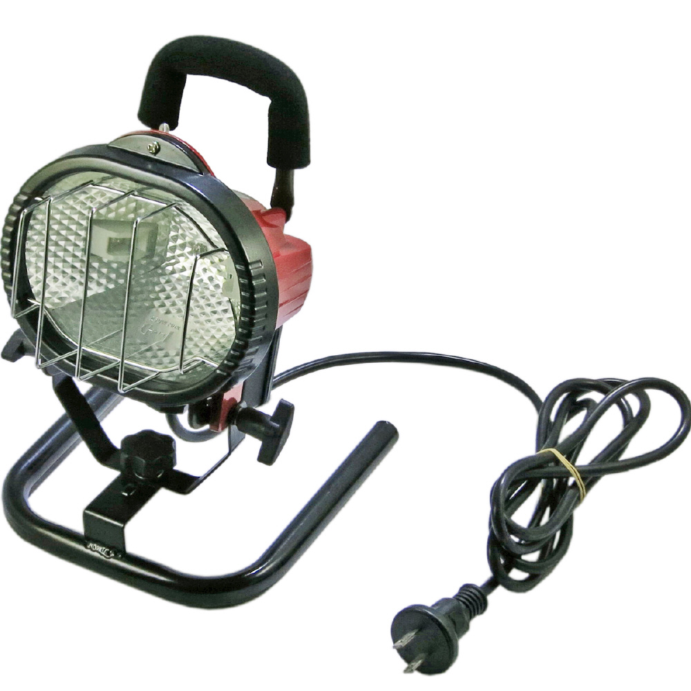 SHUREMAN ハロゲン投光器 床置きスタンド式 SHUREMAN HS-250｜の