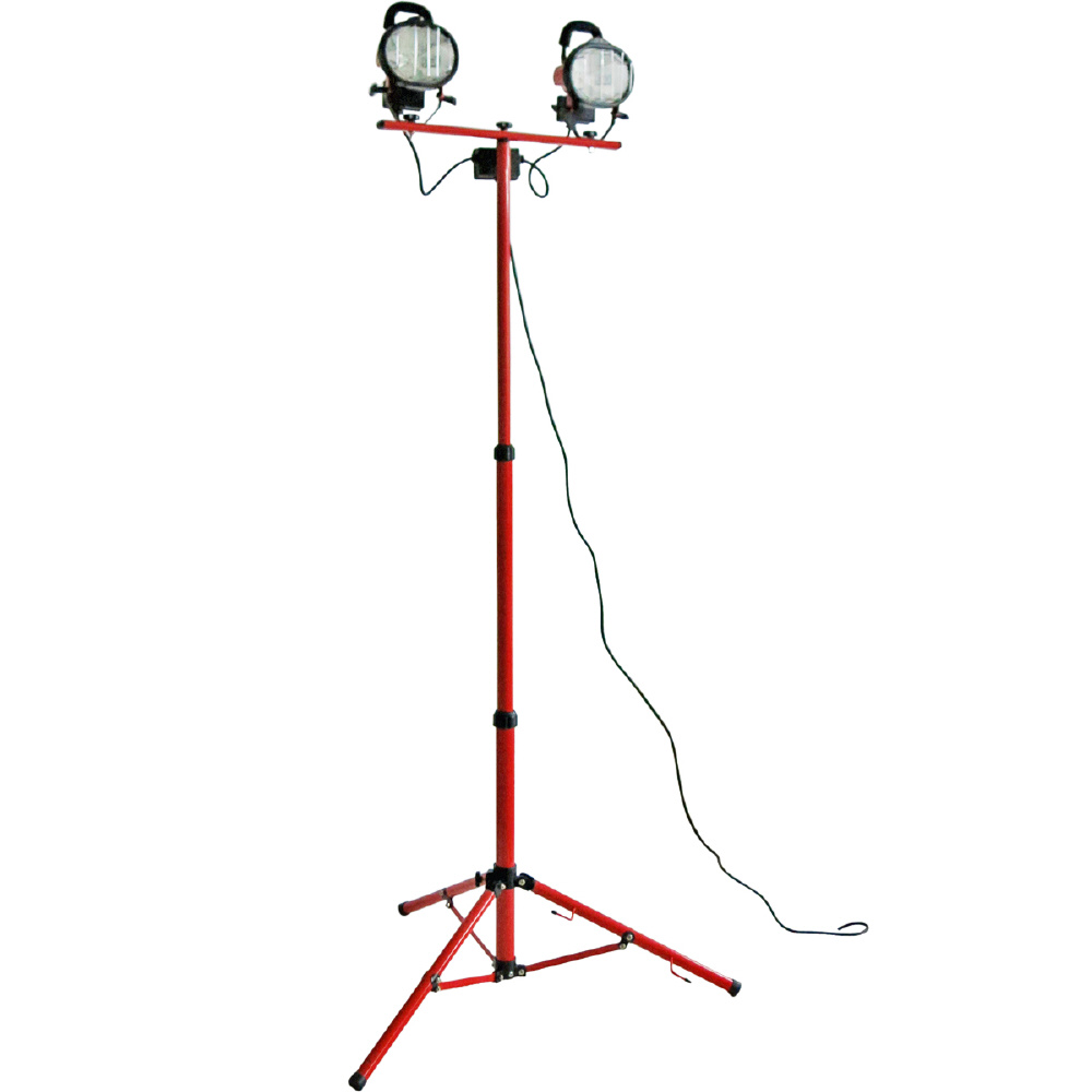 SHUREMAN ハロゲン投光器 2灯三脚式 SHUREMAN HSS-252｜の通販は 