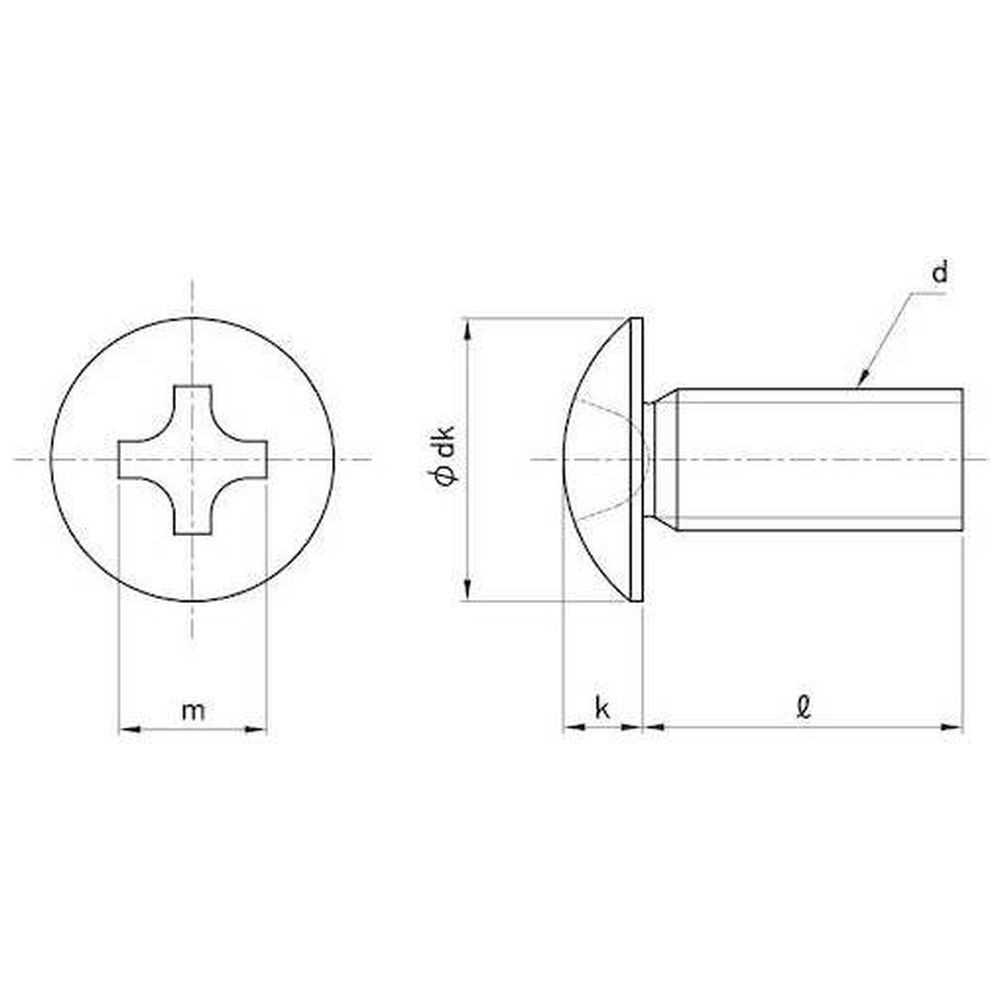 ＳＵＮＣＯ　ＢＫステン（＋）トラス小ネジ　４×５　（８０本入） 00-02-0003-0040X0050-08-80