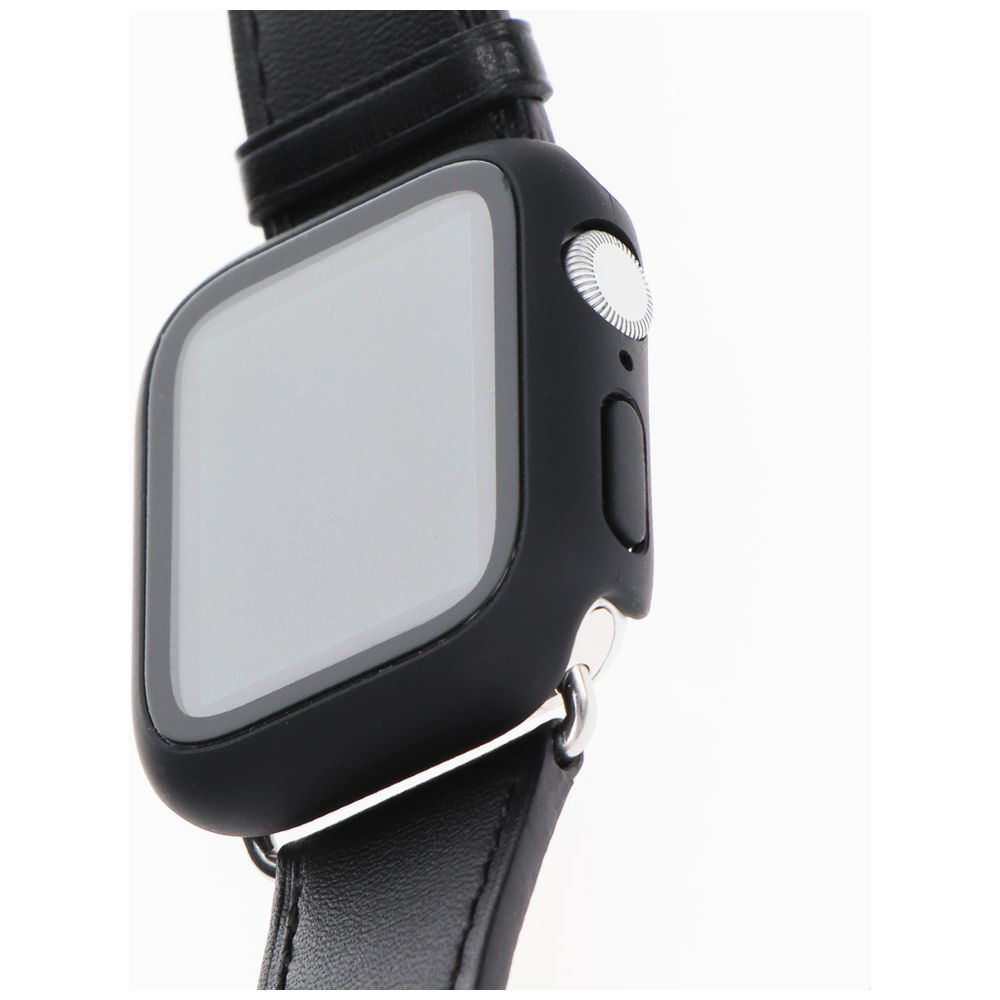Apple Watch用 ガラスフィルム一体型 保護ケース（44mm） ブラック OWL