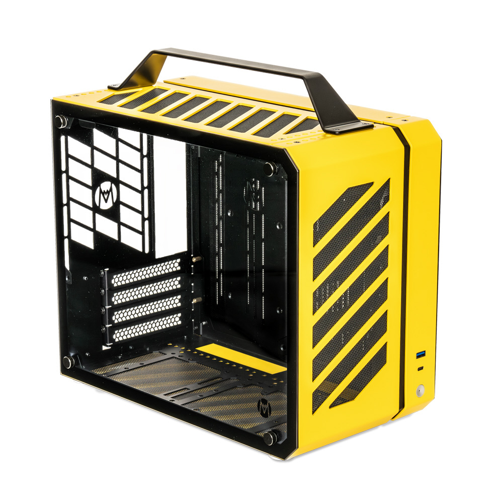 PCケース [Micro ATX /Mini-ITX] Mechanic Master イエロー C28