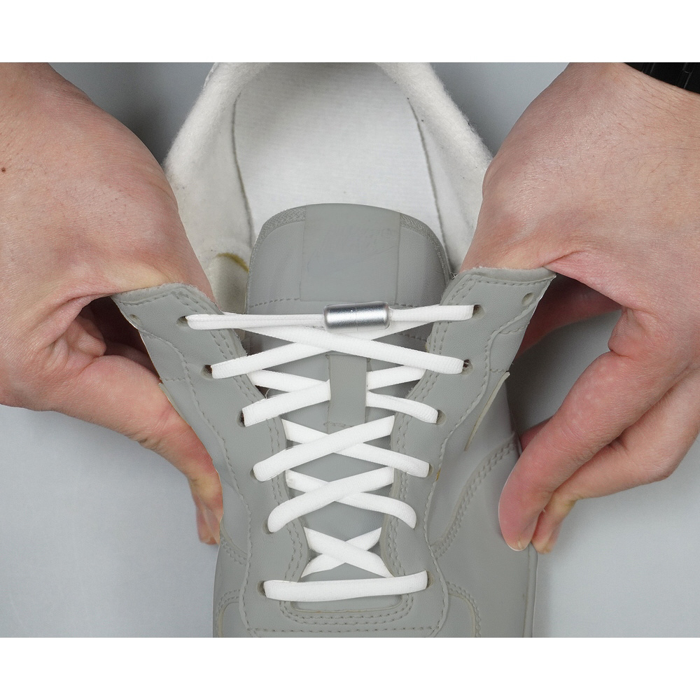 結ばない靴ひも カプセルジョイント 白 FIN-1082WH｜の通販は