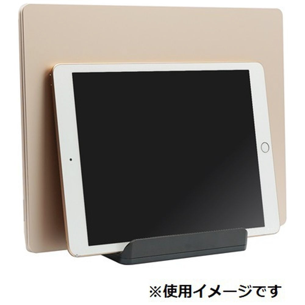 ノートパソコン タブレットPCスタンド［12.9～17.3インチ］ 縦置き TM-PCST-05BK｜の通販はソフマップ[sofmap]