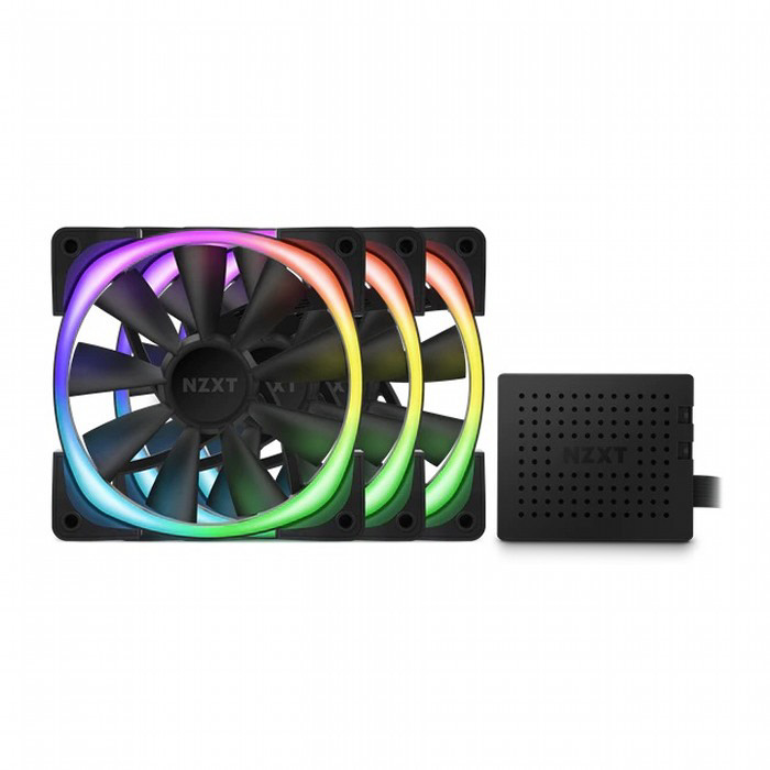 NZXT AER RGB 2 120mm×3スターターキット Aer RGB 2 120mm Triple Starter Pack｜NZXT｜株式会社アユート