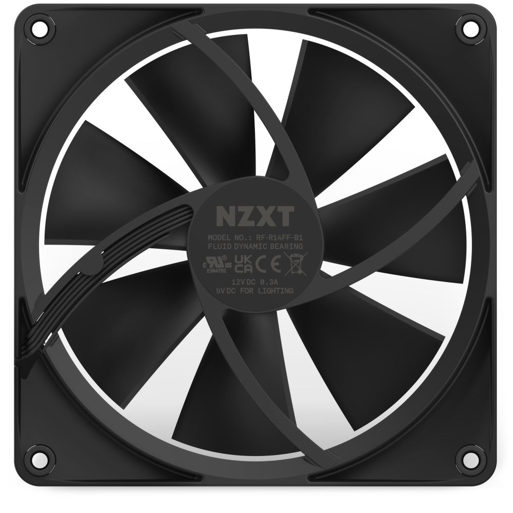 ケースファン [140mm /1800RPM] F Series RGB Fans ブラック RF-R14SF