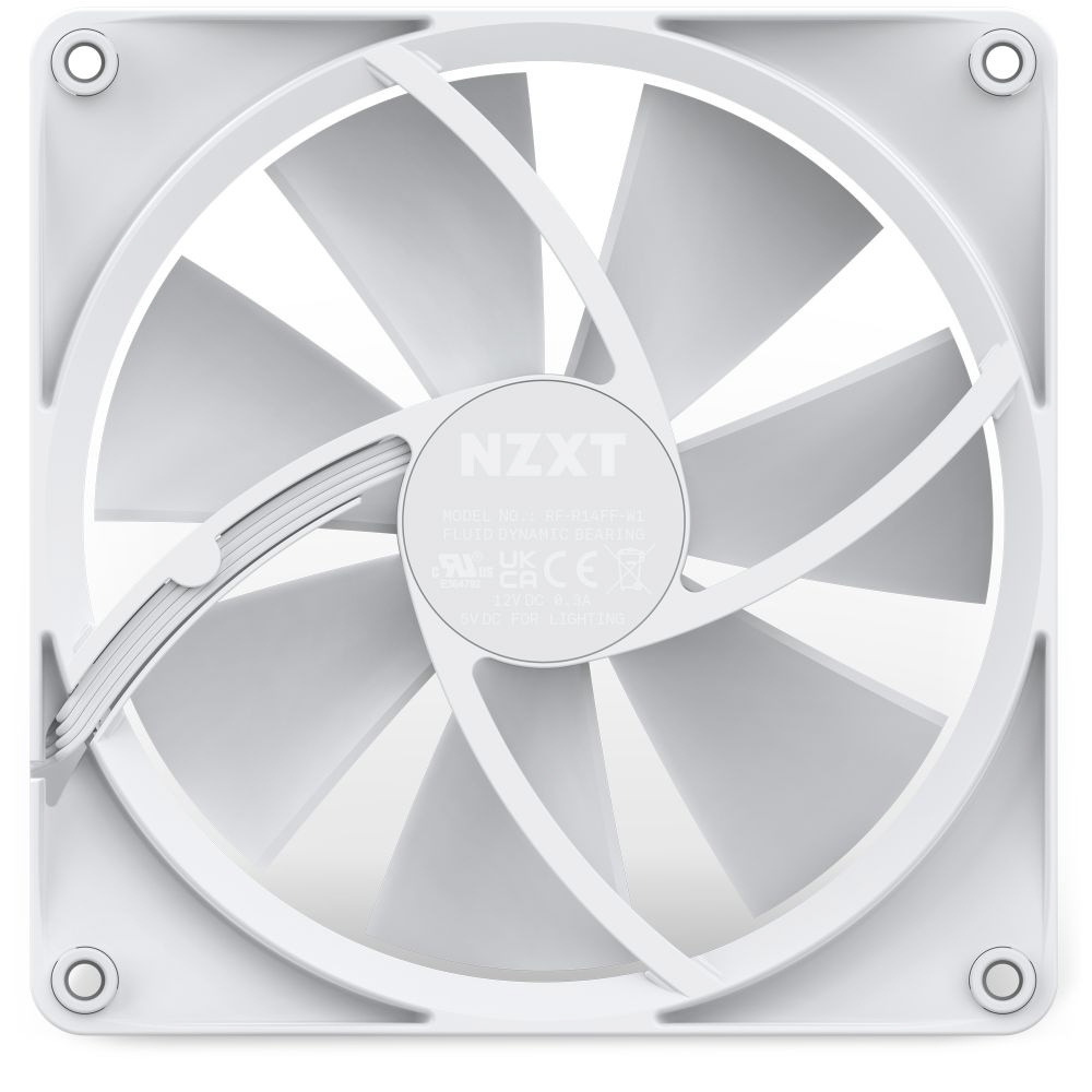 ケースファン [140mm /1800RPM] F Series RGB Fans ホワイト RF-R14SF