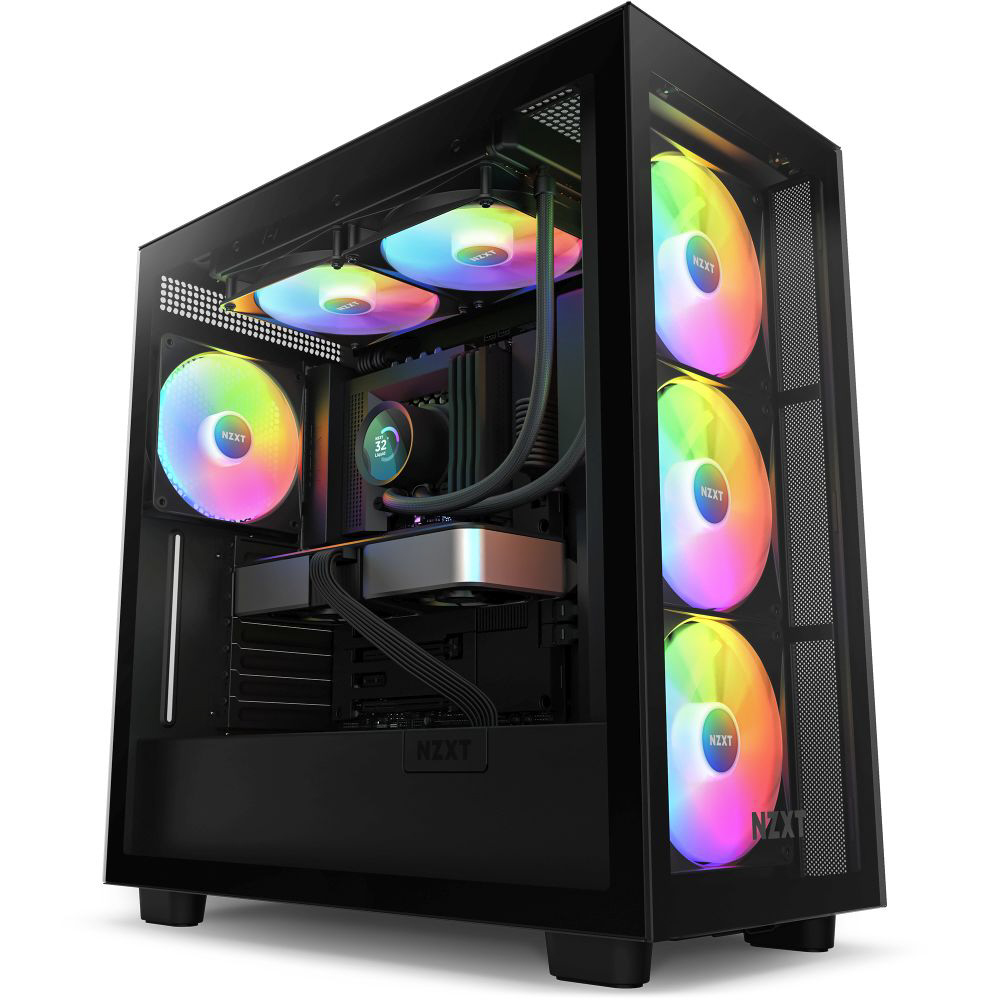 NZXT 水冷CPUクーラー KRAKEN360 ブラック 120mmファンx3 1.54液晶