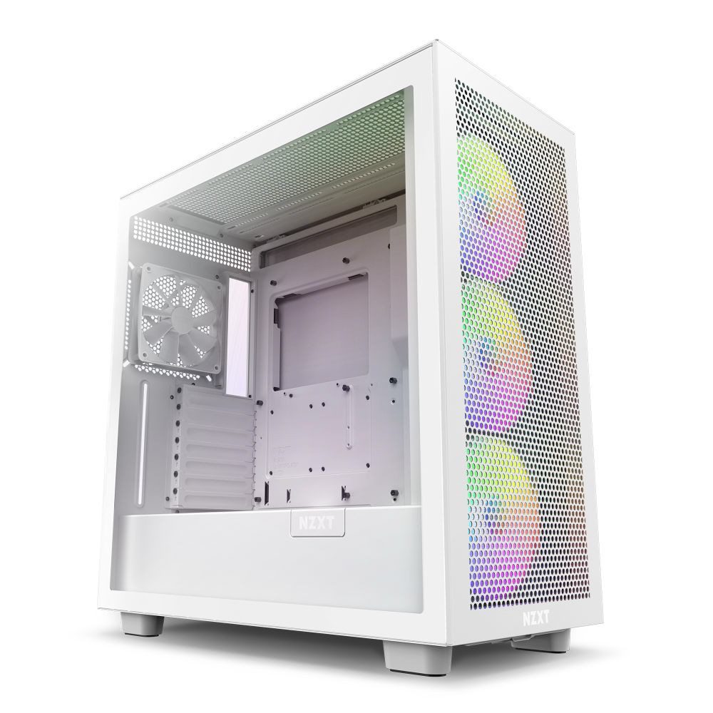 PCケース [ATX /Micro ATX /Mini-ITX] H7 Flow RGB ホワイト CM-H71FW