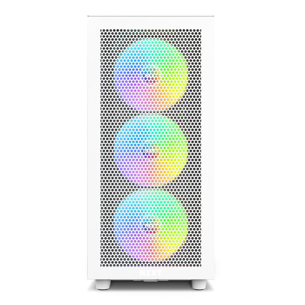 PCケース [ATX /Micro ATX /Mini-ITX] H7 Flow RGB ホワイト CM-H71FW