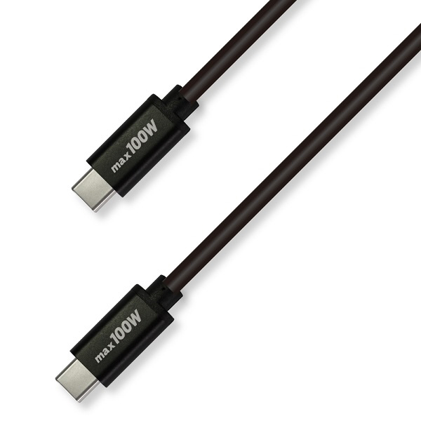 USB-C⇔USB-C电缆[充电/转送/1m/USB Power Delivery/100W/USB2.0]]  黑色GR-U2PD100-CC100|no邮购是Sofmap[sofmap]