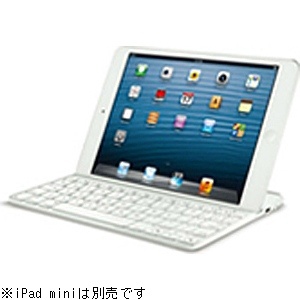 【在庫限り】 iPad mini用　ロジクール ウルトラスリム キーボード ミニ （ホワイト）　TM715WH